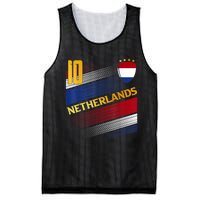 Netherlands Soccer Dutch Flag Football Retro 10 Jersey Mesh Reversible Basketball Jersey Tank