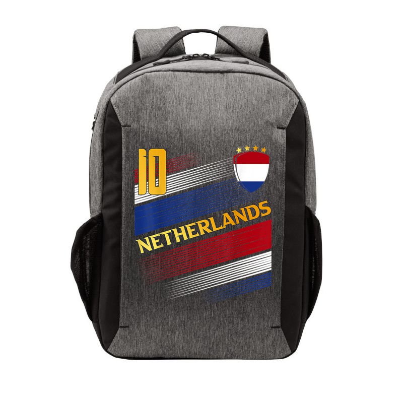 Netherlands Soccer Dutch Flag Football Retro 10 Jersey Vector Backpack