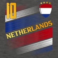 Netherlands Soccer Dutch Flag Football Retro 10 Jersey Vector Backpack