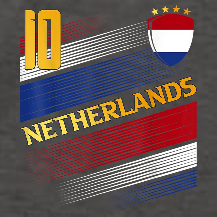 Netherlands Soccer Dutch Flag Football Retro 10 Jersey Vector Backpack