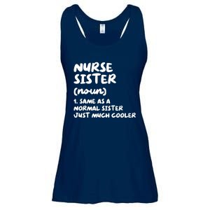 Nurse Sister Definition Funny Ladies Essential Flowy Tank