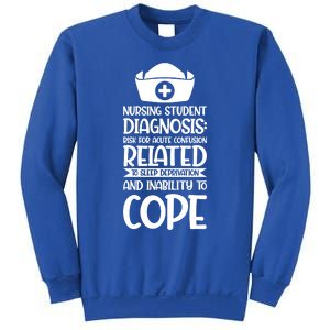 Nursing Student Diagnosis: Risk Confusion Nursery Gift Sweatshirt