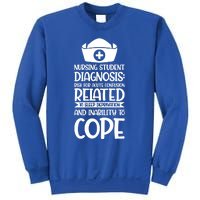 Nursing Student Diagnosis: Risk Confusion Nursery Gift Sweatshirt