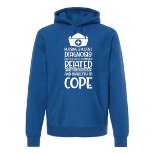 Nursing Student Diagnosis: Risk Confusion Nursery Gift Premium Hoodie