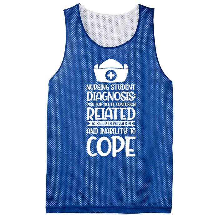 Nursing Student Diagnosis: Risk Confusion Nursery Gift Mesh Reversible Basketball Jersey Tank