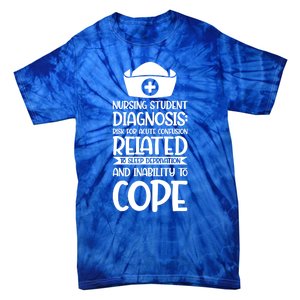 Nursing Student Diagnosis: Risk Confusion Nursery Gift Tie-Dye T-Shirt