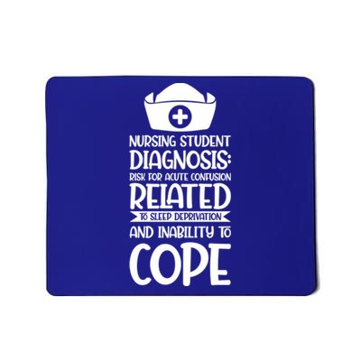 Nursing Student Diagnosis: Risk Confusion Nursery Cool Gift Mousepad