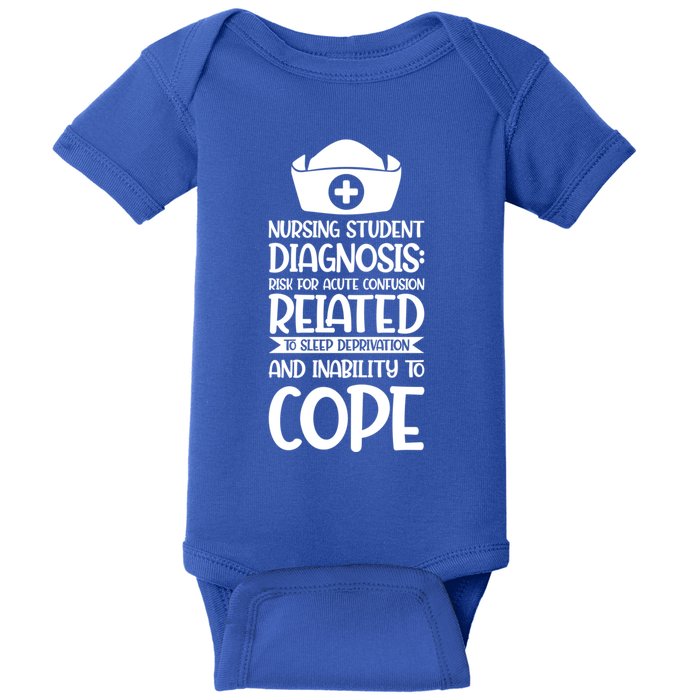 Nursing Student Diagnosis: Risk Confusion Nursery Cool Gift Baby Bodysuit