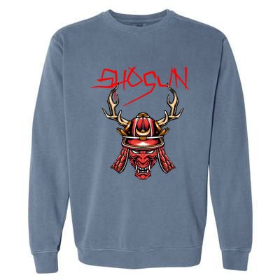 Ninja Shogun Design Mixed Martial Arts Samurai Funny Gift Garment-Dyed Sweatshirt