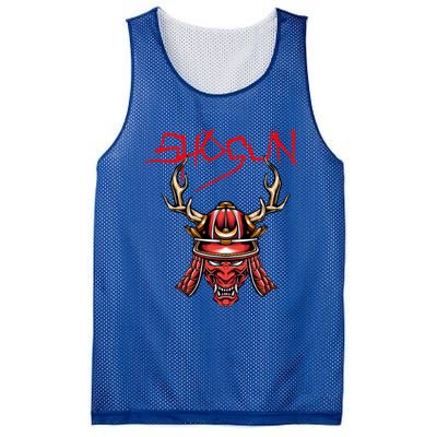 Ninja Shogun Design Mixed Martial Arts Samurai Funny Gift Mesh Reversible Basketball Jersey Tank