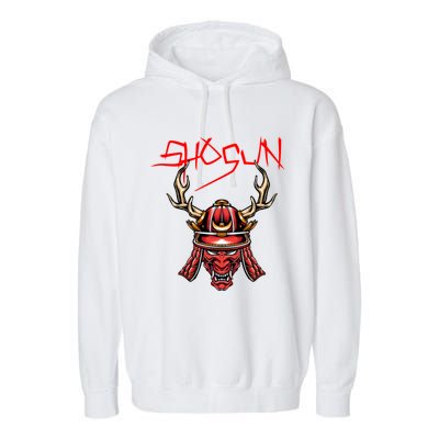 Ninja Shogun Design Mixed Martial Arts Samurai Funny Gift Garment-Dyed Fleece Hoodie