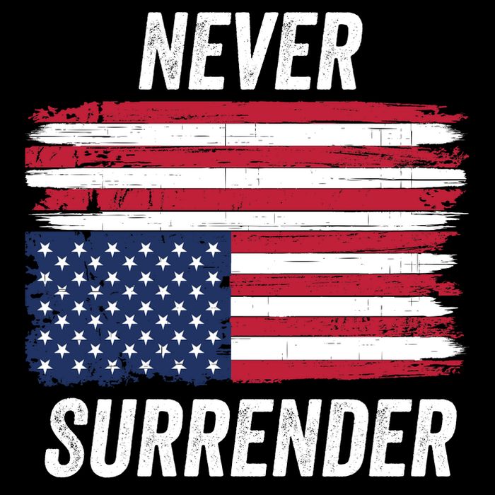 Never Surrender Distressed Usa Flag Save Our Republic Usa Under Distress City Backpack