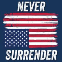 Never Surrender Distressed Usa Flag Save Our Republic Usa Under Distress Cooling Performance Crew T-Shirt