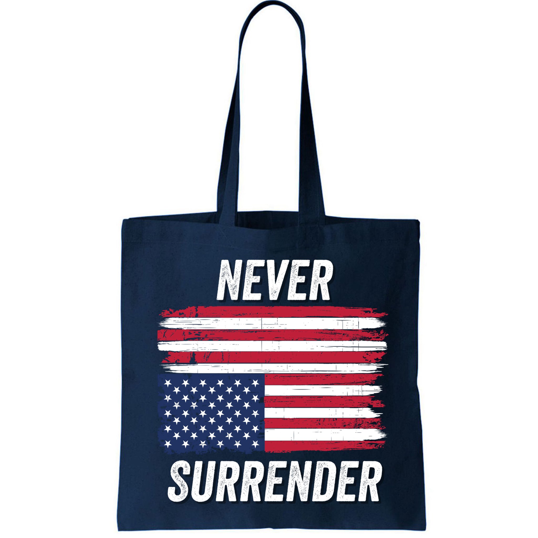Never Surrender Distressed Usa Flag Save Our Republic Usa Under Distress Bag