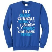 Nursing School: Eat Sleep Clinicals Panic Study Nurse Meaningful Gift Sweatshirt