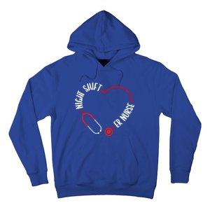 Night Shift Er Nurse Emergency Medical Nurse Er Technician Gift Hoodie