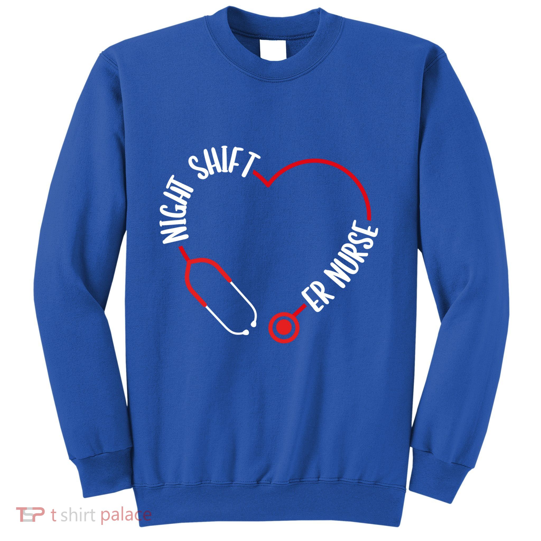 Night Shift Er Nurse Emergency Medical Nurse Er Technician Gift Sweatshirt