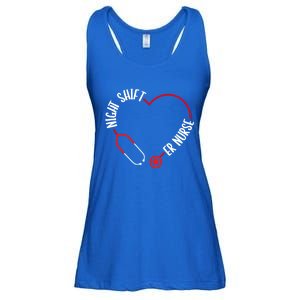 Night Shift Er Nurse Emergency Medical Nurse Er Technician Gift Ladies Essential Flowy Tank