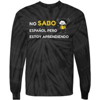 No Sabo EspañOl Tie-Dye Long Sleeve Shirt