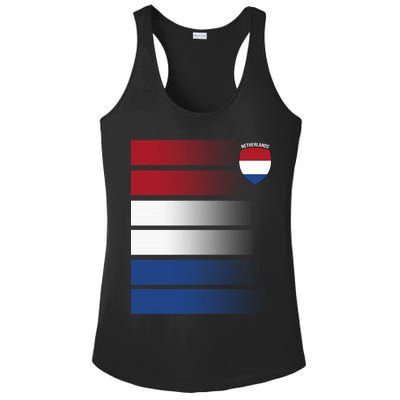Netherlands Soccer Fan Team Jersey Ladies PosiCharge Competitor Racerback Tank