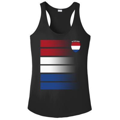 Netherlands Soccer Fan Team Jersey Ladies PosiCharge Competitor Racerback Tank