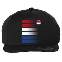 Netherlands Soccer Fan Team Jersey Wool Snapback Cap