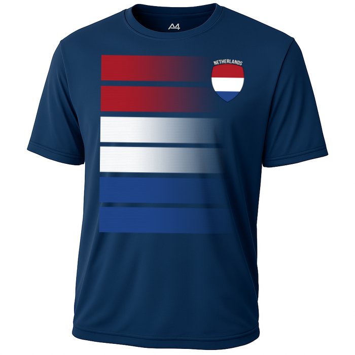 Netherlands Soccer Fan Team Jersey Cooling Performance Crew T-Shirt