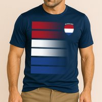 Netherlands Soccer Fan Team Jersey Cooling Performance Crew T-Shirt