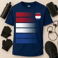 Netherlands Soccer Fan Team Jersey Cooling Performance Crew T-Shirt
