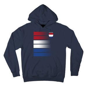 Netherlands Soccer Fan Team Jersey Hoodie