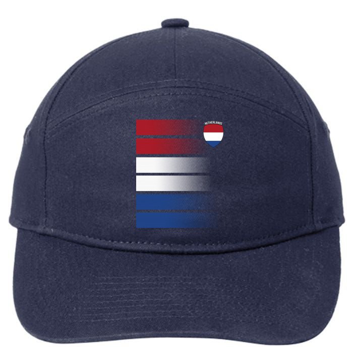 Netherlands Soccer Fan Team Jersey 7-Panel Snapback Hat
