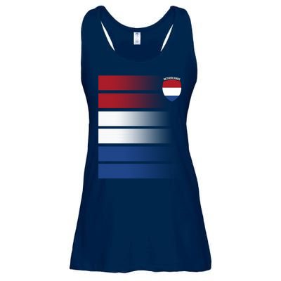 Netherlands Soccer Fan Team Jersey Ladies Essential Flowy Tank