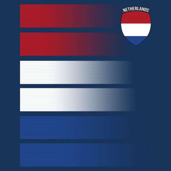 Netherlands Soccer Fan Team Jersey Flatbill Hat