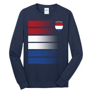 Netherlands Soccer Fan Team Jersey Tall Long Sleeve T-Shirt