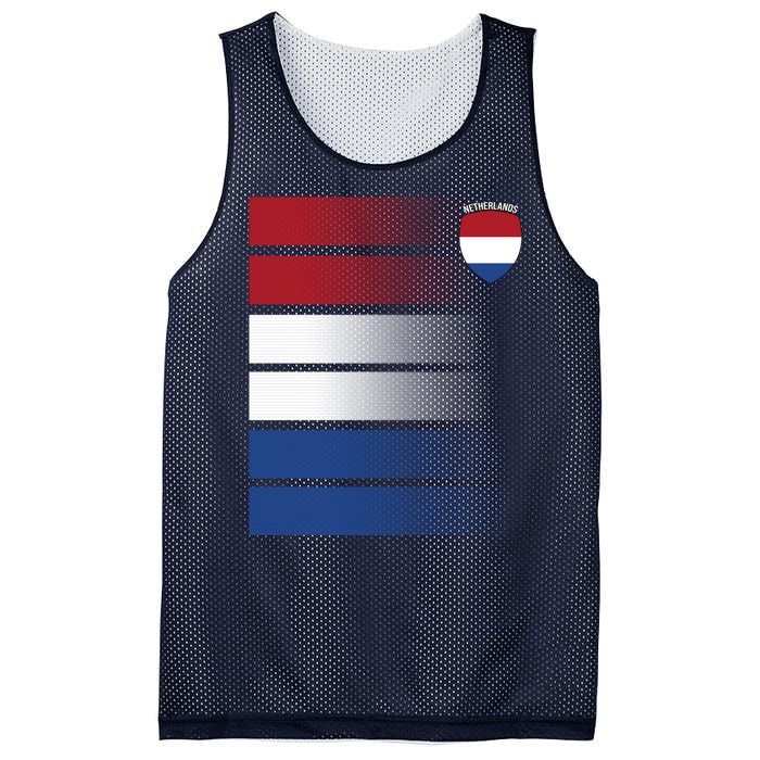 Netherlands Soccer Fan Team Jersey Mesh Reversible Basketball Jersey Tank