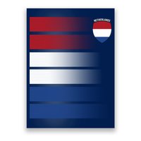 Netherlands Soccer Fan Team Jersey Poster
