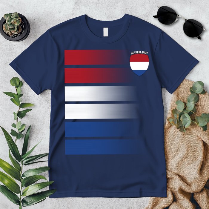 Netherlands Soccer Fan Team Jersey Premium T-Shirt