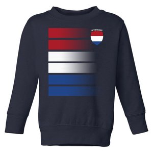 Netherlands Soccer Fan Team Jersey Toddler Sweatshirt