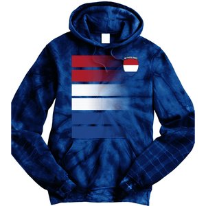 Netherlands Soccer Fan Team Jersey Tie Dye Hoodie