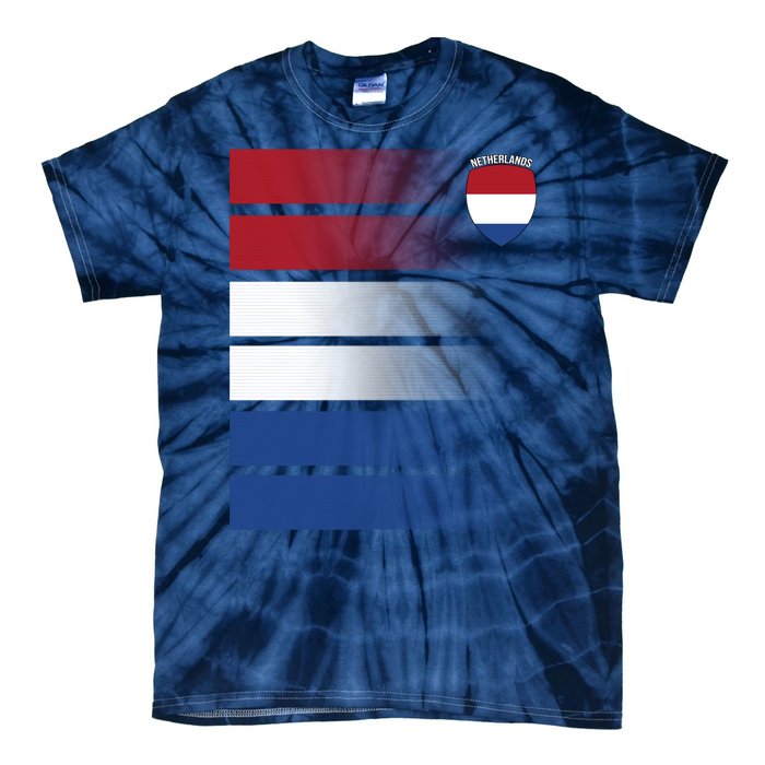 Netherlands Soccer Fan Team Jersey Tie-Dye T-Shirt