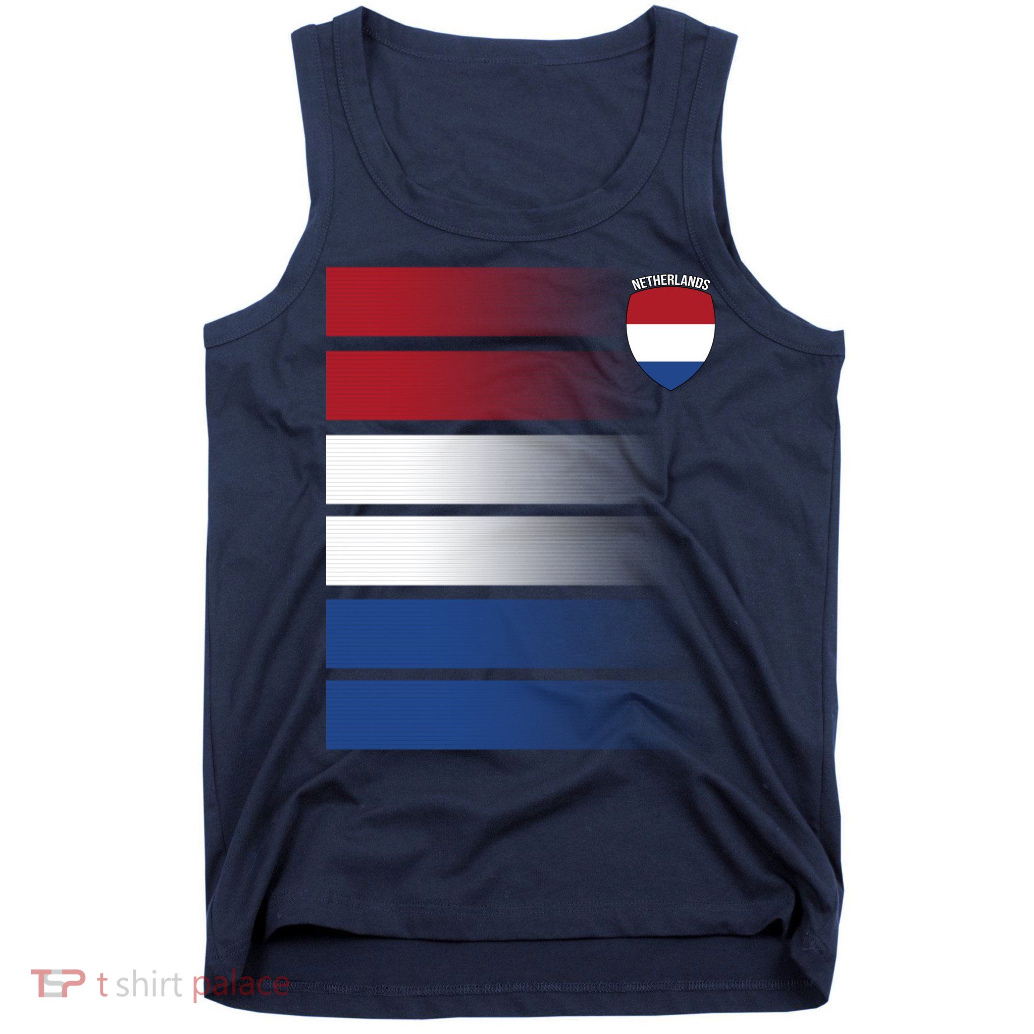 Netherlands Soccer Fan Team Jersey Tank Top