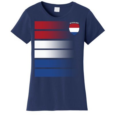 Netherlands Soccer Fan Team Jersey Women's T-Shirt