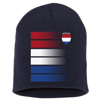 Netherlands Soccer Fan Team Jersey Short Acrylic Beanie