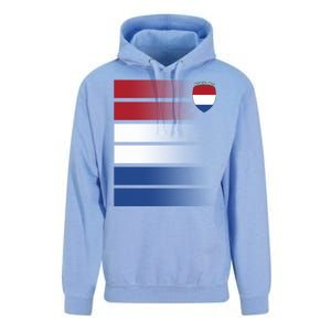 Netherlands Soccer Fan Team Jersey Unisex Surf Hoodie