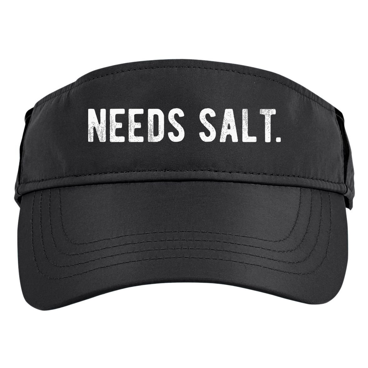 Needs Salt Funny Cooking Chef Assistant Baker Master Cook Adult Drive Performance Visor