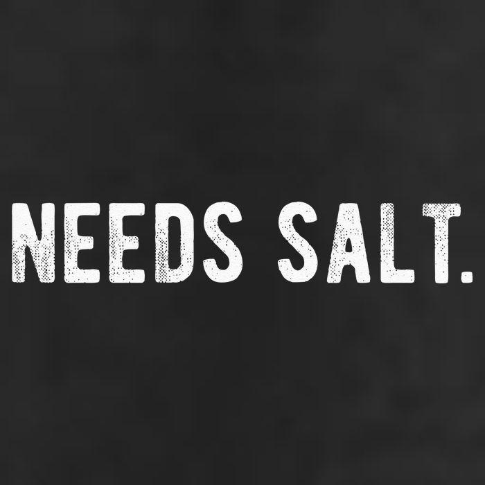 Needs Salt Funny Cooking Chef Assistant Baker Master Cook Golf Towel