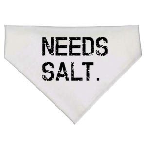 Needs Salt Funny Cooking Chef Gift USA-Made Doggie Bandana