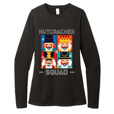 Nutcracker Squad Funny Christmas Holiday Womens CVC Long Sleeve Shirt