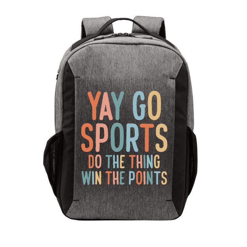 Non Sports Fan Go Sports Yay Sports Vector Backpack