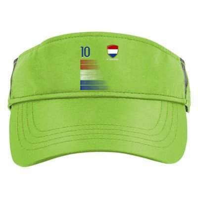 Netherlands Soccer Fans Jersey Dutch Flag Football Lovers Adult Drive Performance Visor